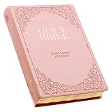 KJV Holy Bible, Giant Print Full-size Faux Leather Red...