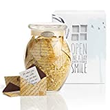 KindNotes Glass Keepsake Gift Jar with Sympathy Messages -...