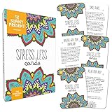 Sunny Present Stress Less Cards - 50 Mindfulness &...