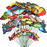 Teenitor 40 Pcs Butterfly Decorations Garden Decor, 5...