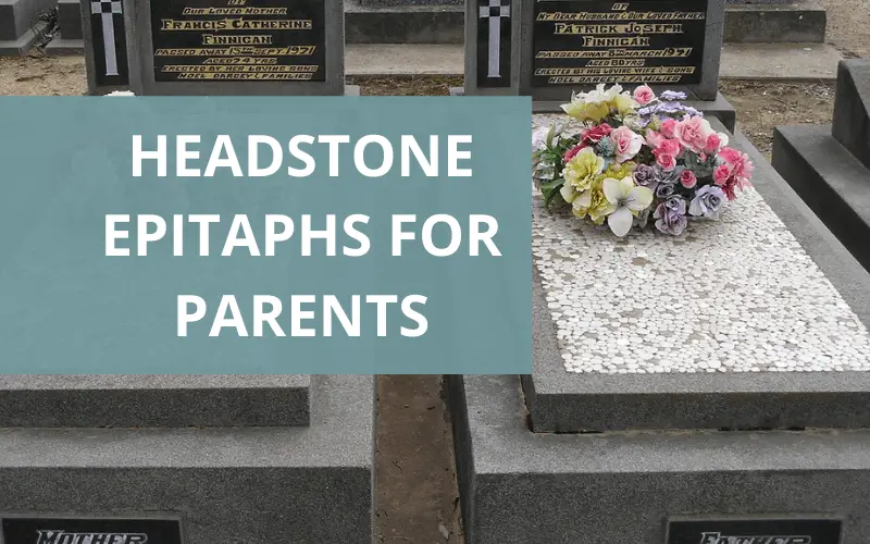 headstone inscriptions for parents