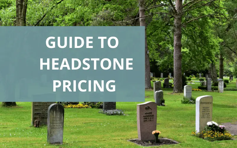 How much is a headstone