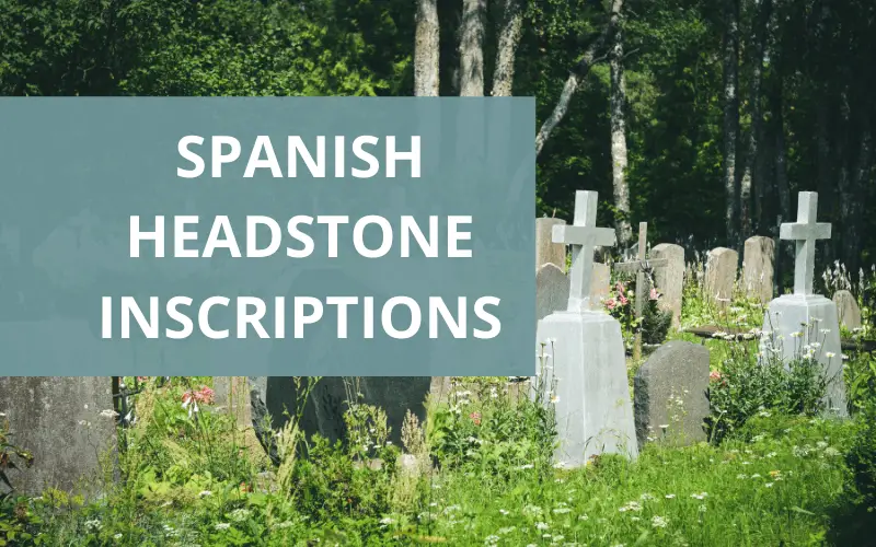 epitaph examples in spanish