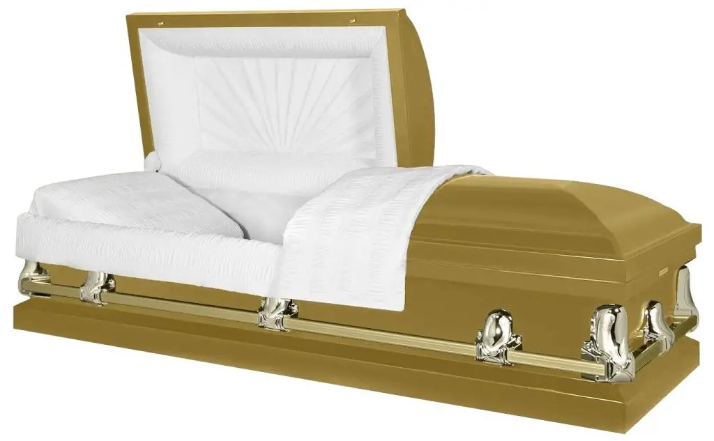 solid gold casket